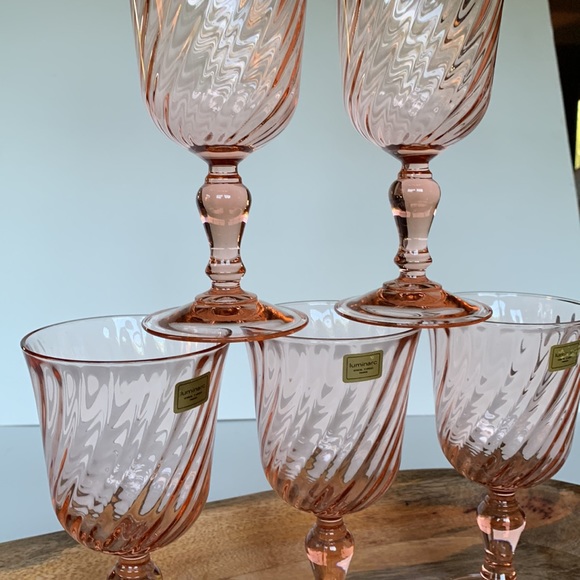 Pink Luminarc Depression Glasses (6) - Picture 4 of 8